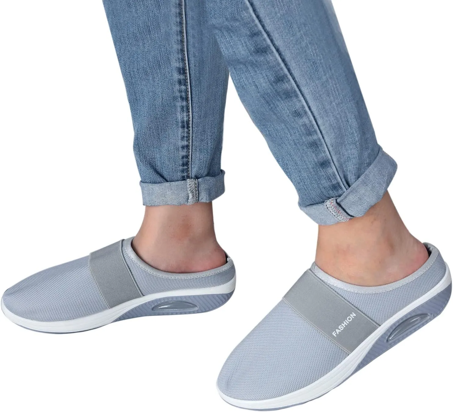 Mules for Women 2025 Backless Walking Sneakers Mens Tennis Shoes Comfortable Women Shoes Casual Waterproof Sneakers Waterproof Tennis Shoe Loafers Shoe