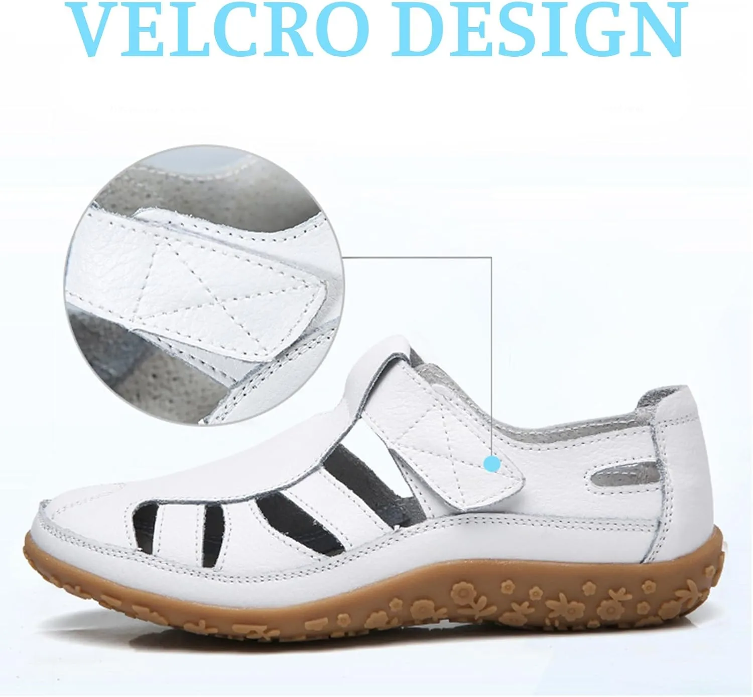 Mules for Women Wedge Sandals Comfortable Dressy Summer Closed Toe Casual Slip On Shoes with Adjustable Hook Loop Alicegana Comfort on Walking Orthopedic Low Heel Sandal Mule Slippers Clogs