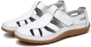 Mules for Women Wedge Sandals Comfortable Dressy Summer Closed Toe Casual Slip On Shoes with Adjustable Hook Loop Alicegana Comfort on Walking Orthopedic Low Heel Sandal Mule Slippers Clogs
