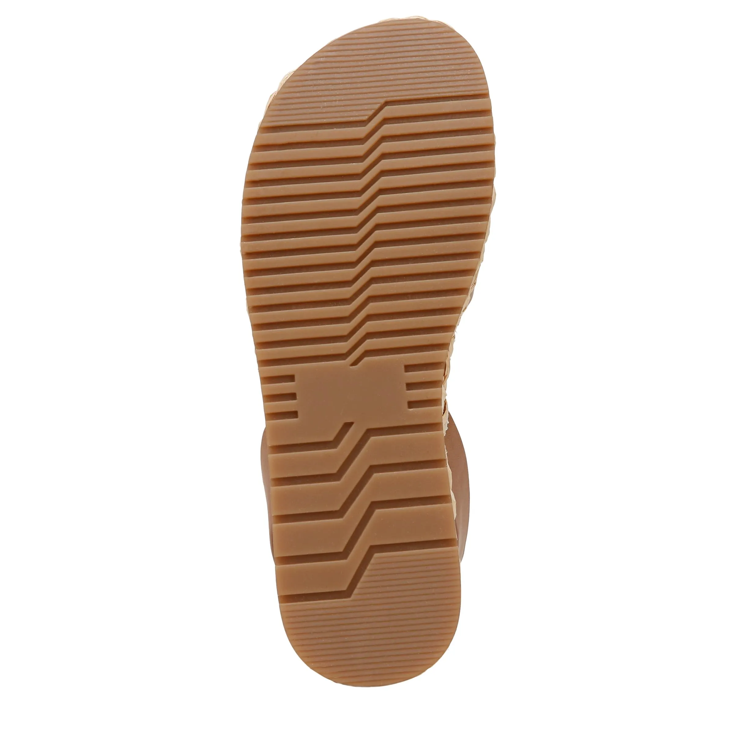 Naturalizer SOUL Womens Deara Platform Flat Sandal Flat Sandal Cookie Dough Tan 9.5 M