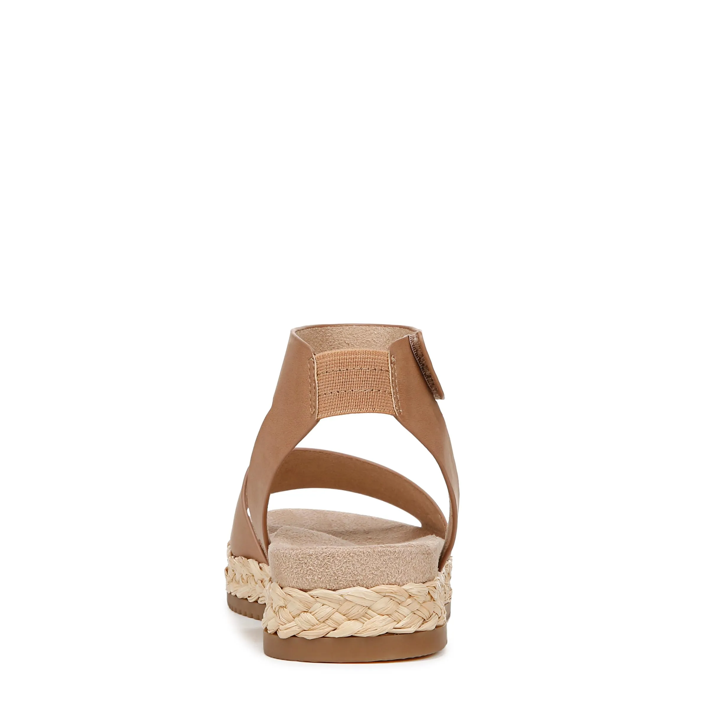 Naturalizer SOUL Womens Deara Platform Flat Sandal Flat Sandal Cookie Dough Tan 9.5 M