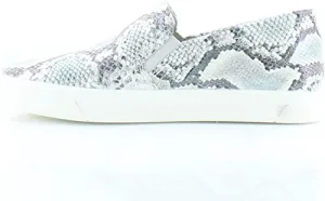 Naturalizer Womens Aileen Leather Slip-On Sneakers Ivory 8.5 Medium (B,M)