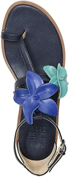 Naturalizer Women's Flat Sandals, French Navy, 5