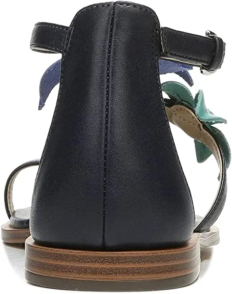 Naturalizer Women's Flat Sandals, French Navy, 5
