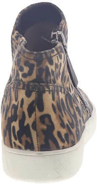 Naturalizer Womens Miranda Leather High Top Sneakers Brown 6 Medium (B,M)
