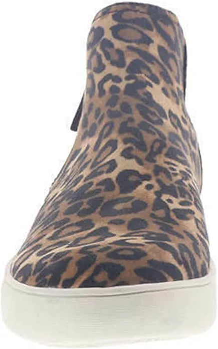 Naturalizer Womens Miranda Leather High Top Sneakers Brown 6 Medium (B,M)