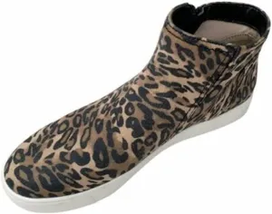 Naturalizer Womens Miranda Leather High Top Sneakers Brown 6 Medium (B,M)