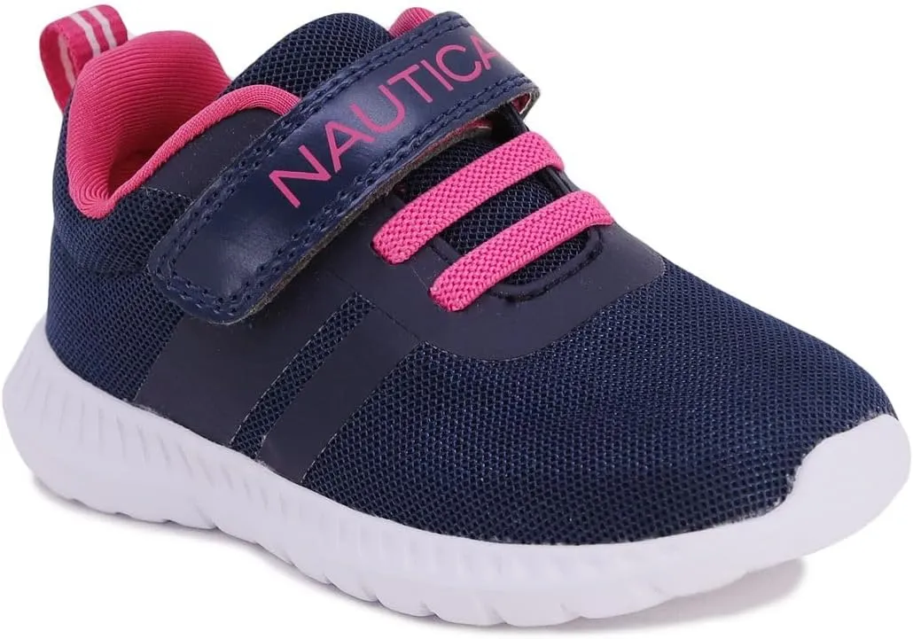Nautica Kids Fashion Sneaker Athletic Running Shoe with One Strap |Boys - Girls|(Toddler/Little Kid)