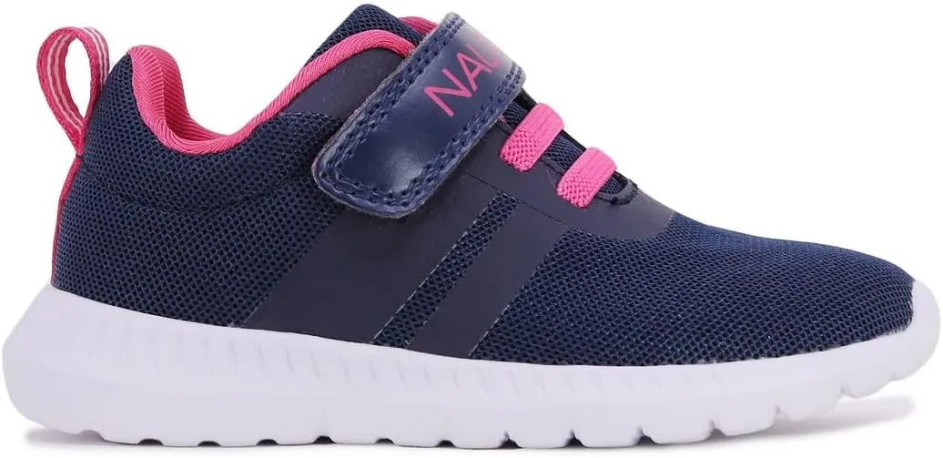 Nautica Kids Fashion Sneaker Athletic Running Shoe with One Strap |Boys - Girls|(Toddler/Little Kid)