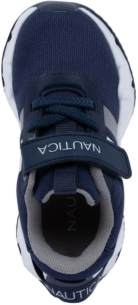 Nautica Kids Fashion Sneaker Athletic Running Shoe with One Strap |Boys - Girls|(Toddler/Little Kid)