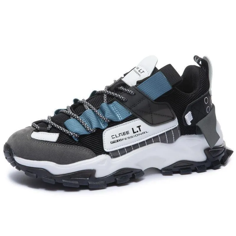 Non-Slip Sneakers with White Lace