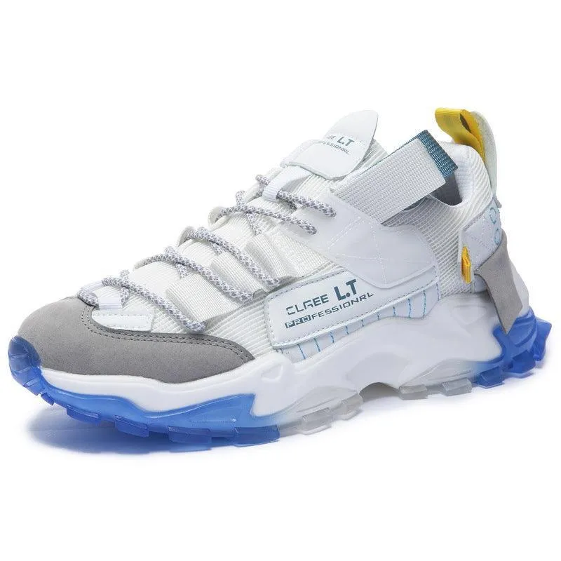 Non-Slip Sneakers with White Lace