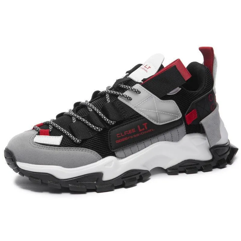 Non-Slip Sneakers with White Lace