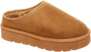 OUTWOODS Women Clog Slippers Closed Toe Fur Lined Slip On Clog Mule Slippers