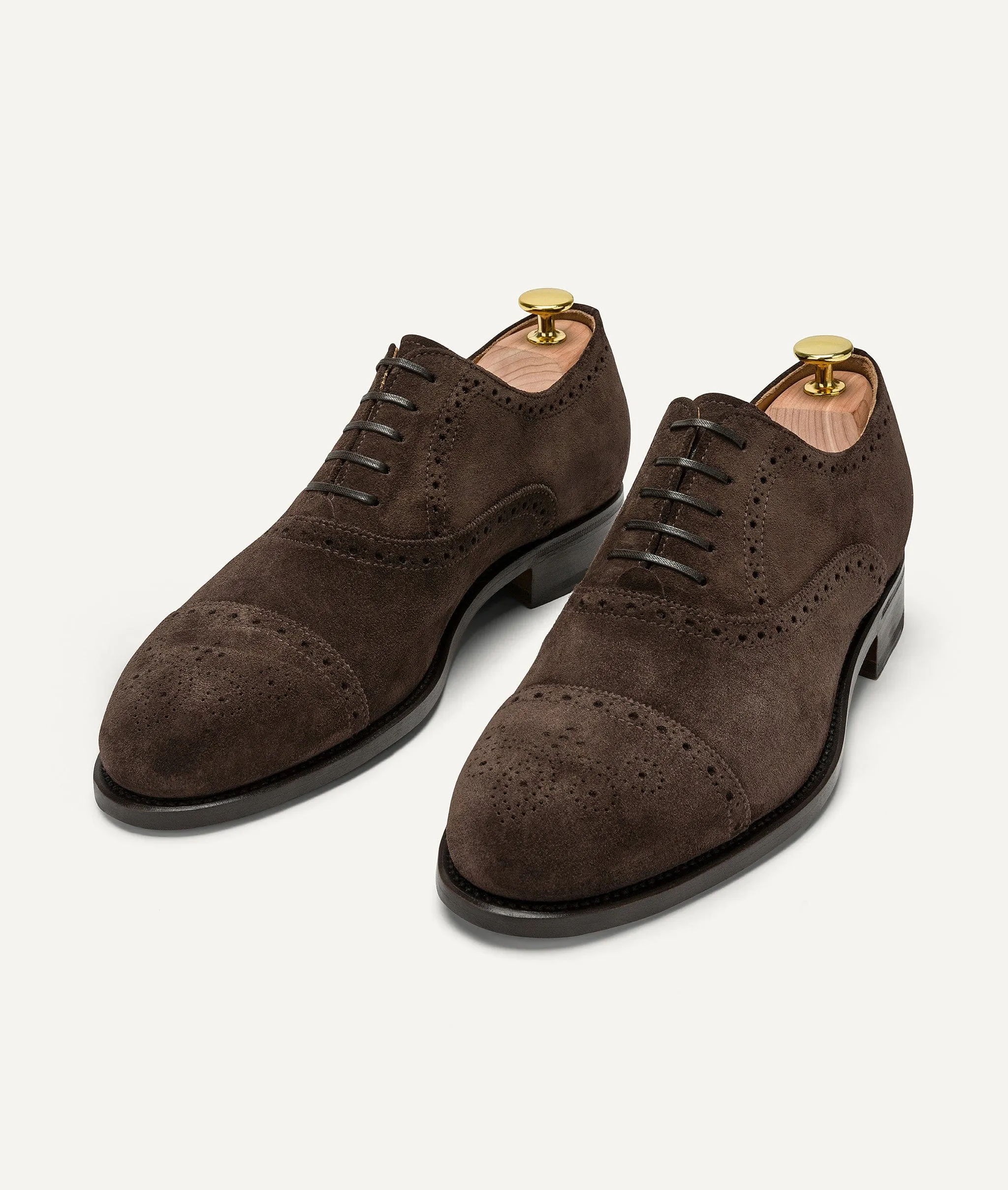 Oxford Half Brogue in Suede