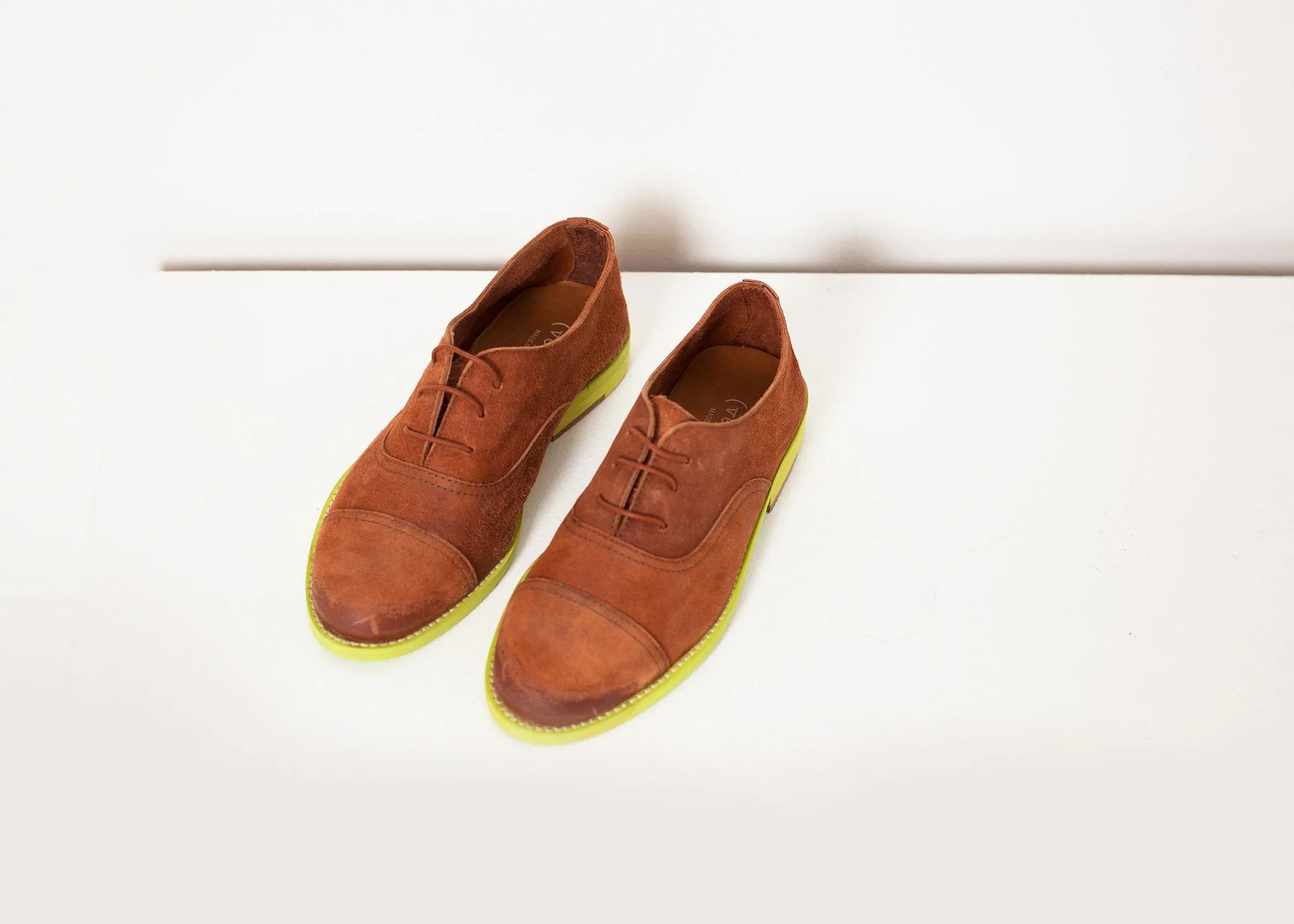 Oxford in Heavy-duty Smart devices Suede Natural/Lime