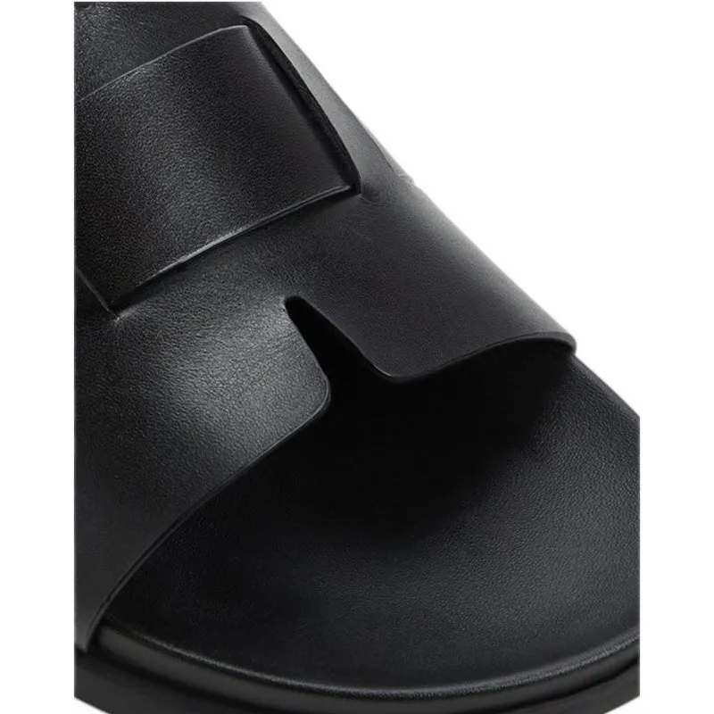 PADIEN FLAT SANDALS - BLACK