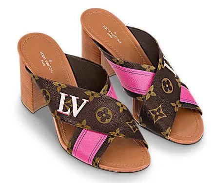 Panorama Monogram Mule Shoes
