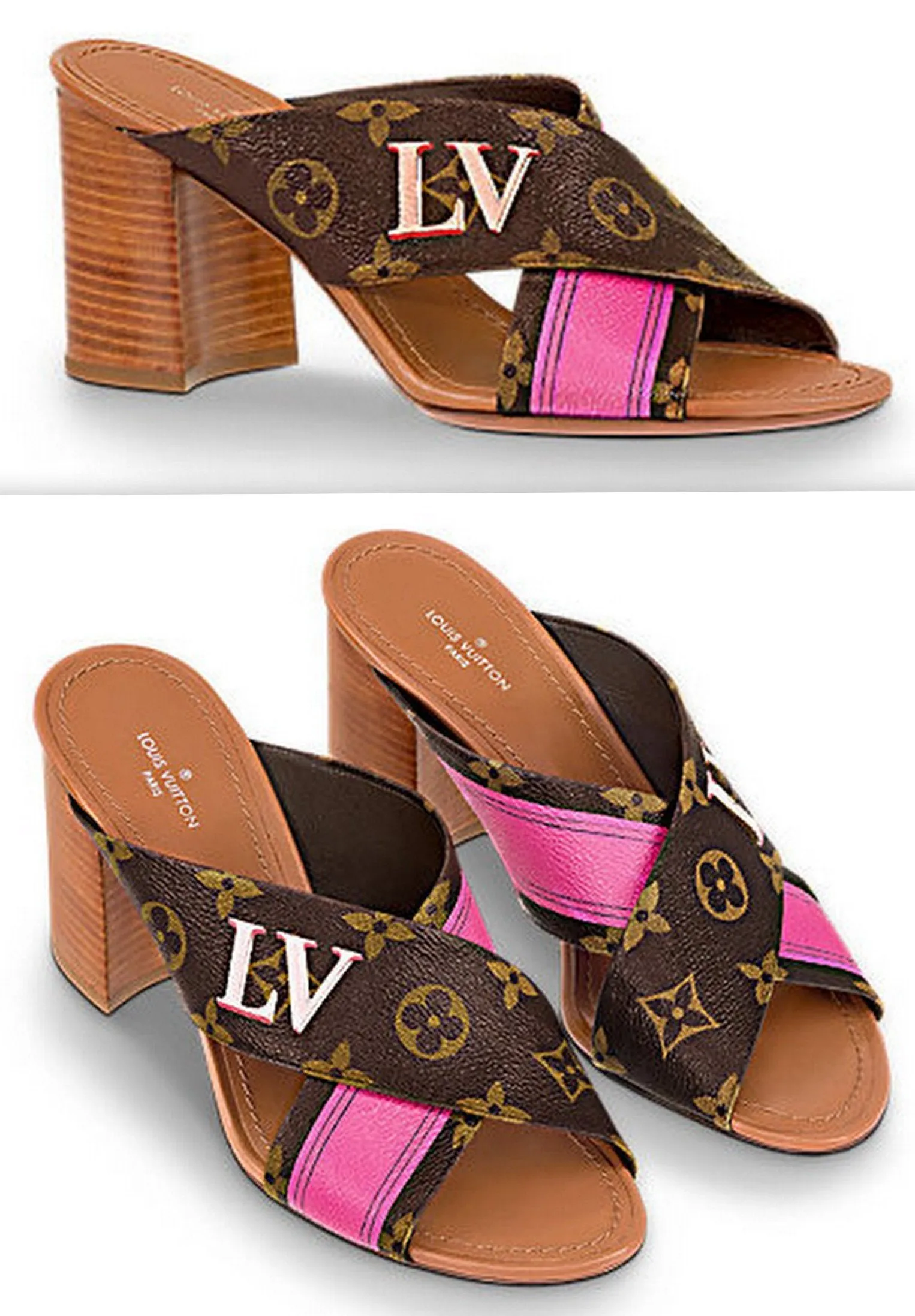 Panorama Monogram Mule Shoes