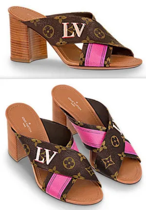 Panorama Monogram Mule Shoes