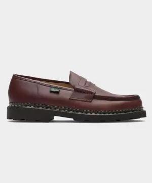 Paraboot Reims Loafer in Lisse Maroon