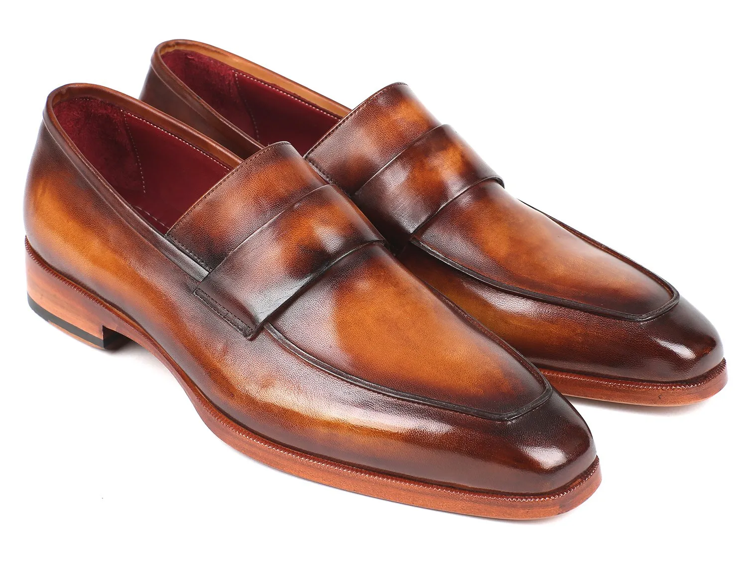 Paul Parkman Men's Loafers, Brown