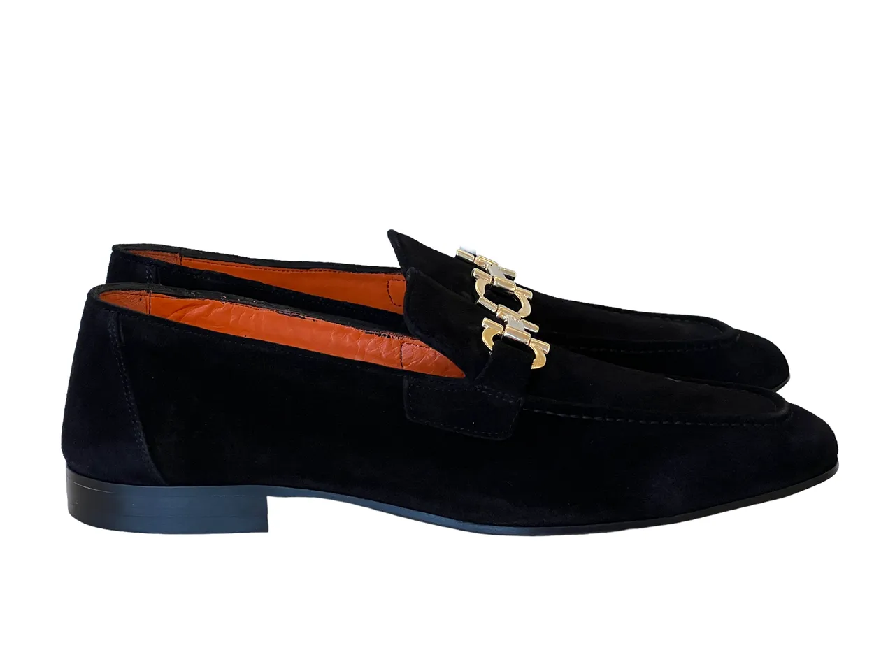 Pelle Line 6472- Buckle loafer -Black Suede