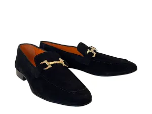 Pelle Line 6472- Buckle loafer -Black Suede