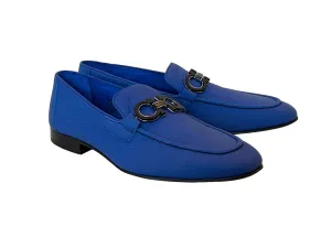 Pelle Line 6472- Buckle loafer -Blue