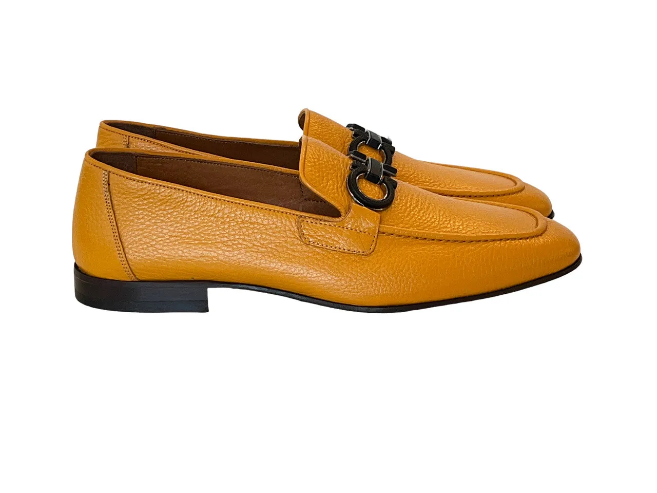 Pelle Line 6472- Buckle loafer -Mustard