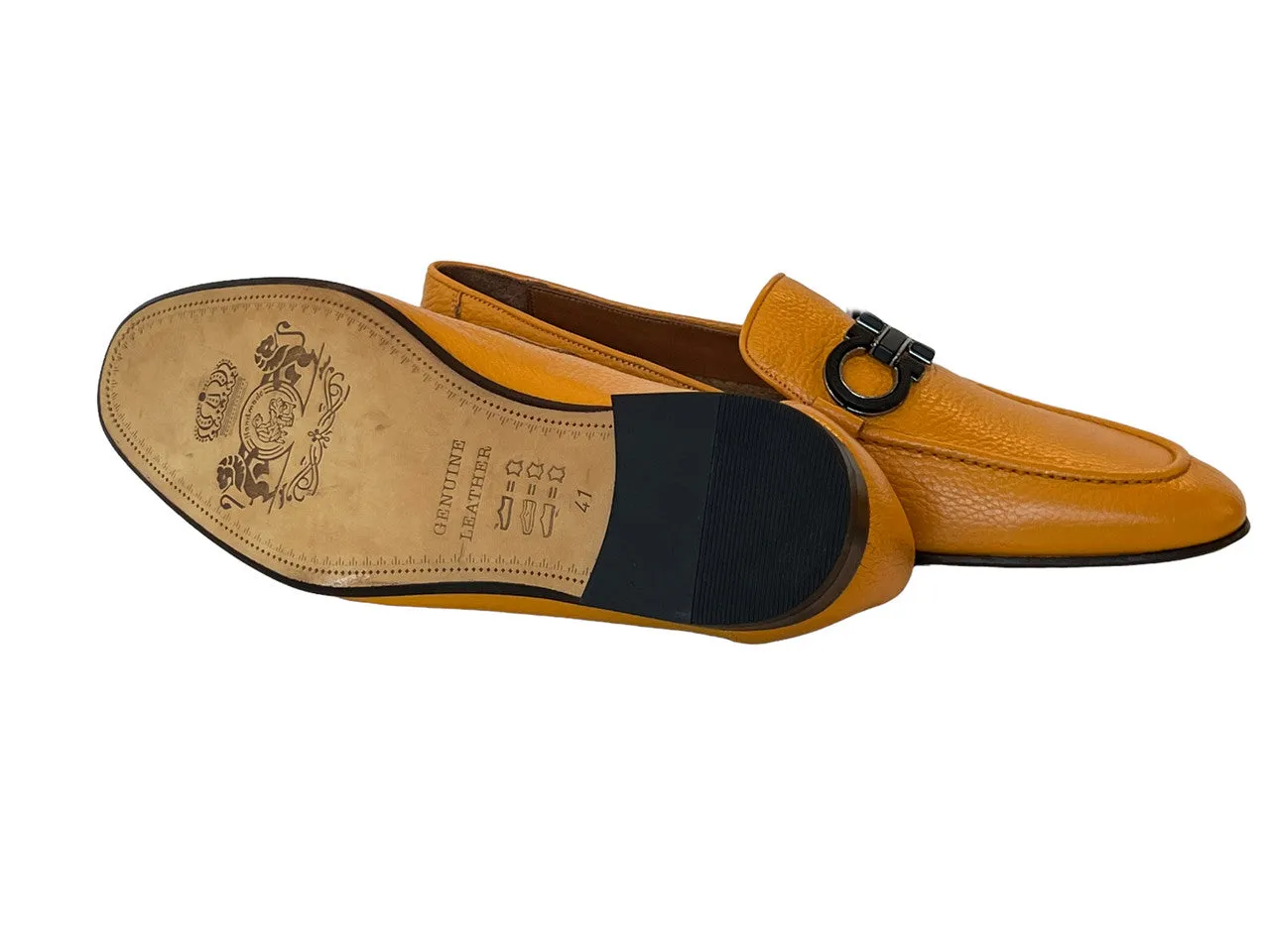 Pelle Line 6472- Buckle loafer -Mustard