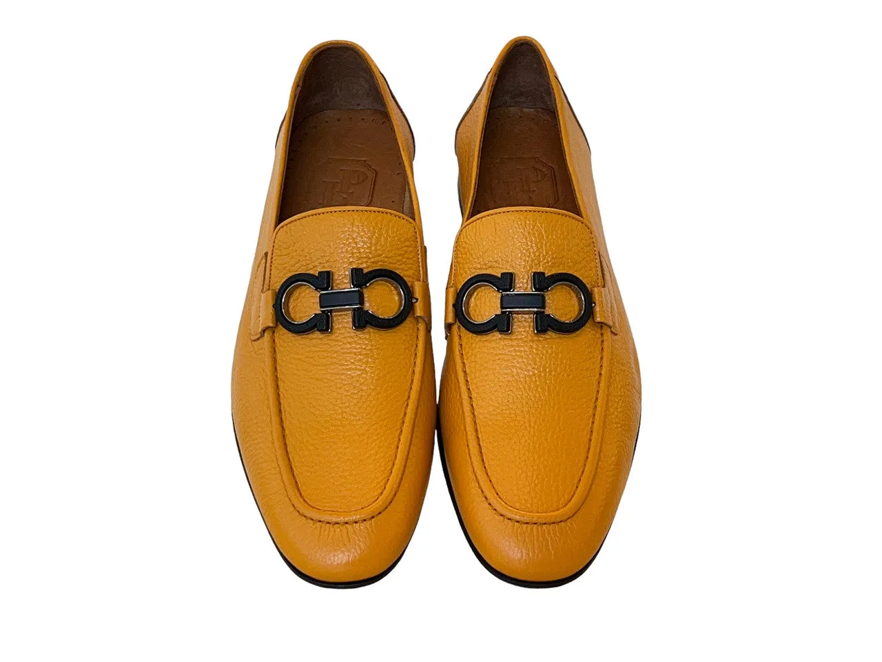 Pelle Line 6472- Buckle loafer -Mustard