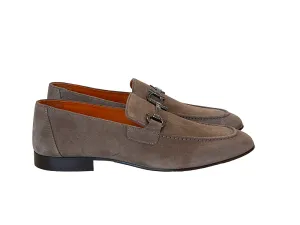 Pelle Line 6472- Buckle loafer -Taupe Suede