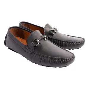 Pelle Line Palm beach Driving shoes- Black