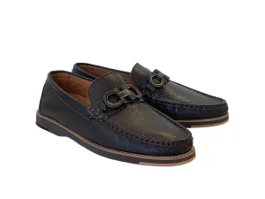 Pelle Line Travor-  Casual Buckle loafer -Brown