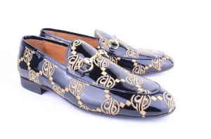 Pelle Line-  Tristan Bit Buckle loafer -Black Patent