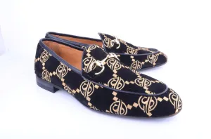 Pelle Line-  Tristan Bit Buckle loafer -Black Suede
