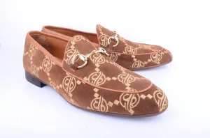 Pelle Line-  Tristan Bit Buckle loafer -Tan Suede