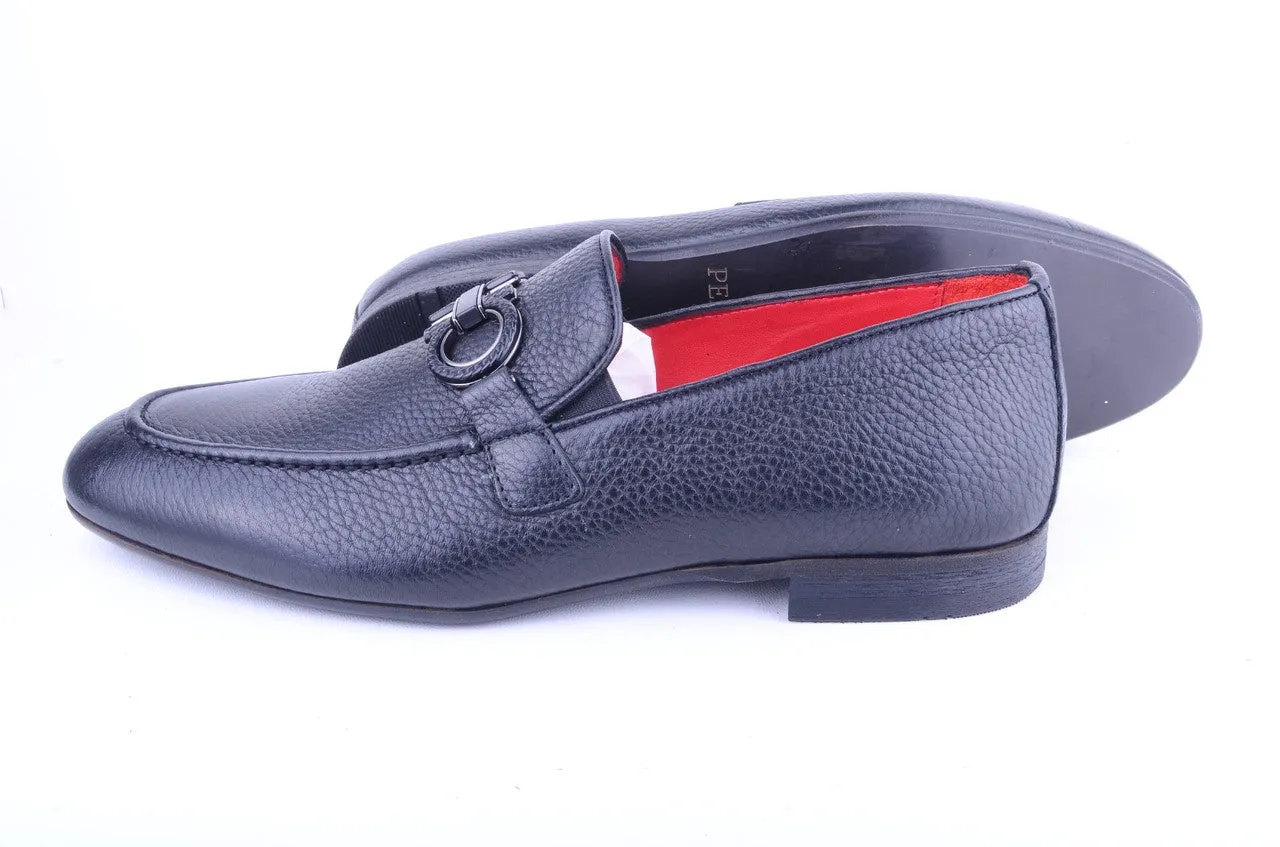 Pelle Line Wilson- Buckle loafer -Navy