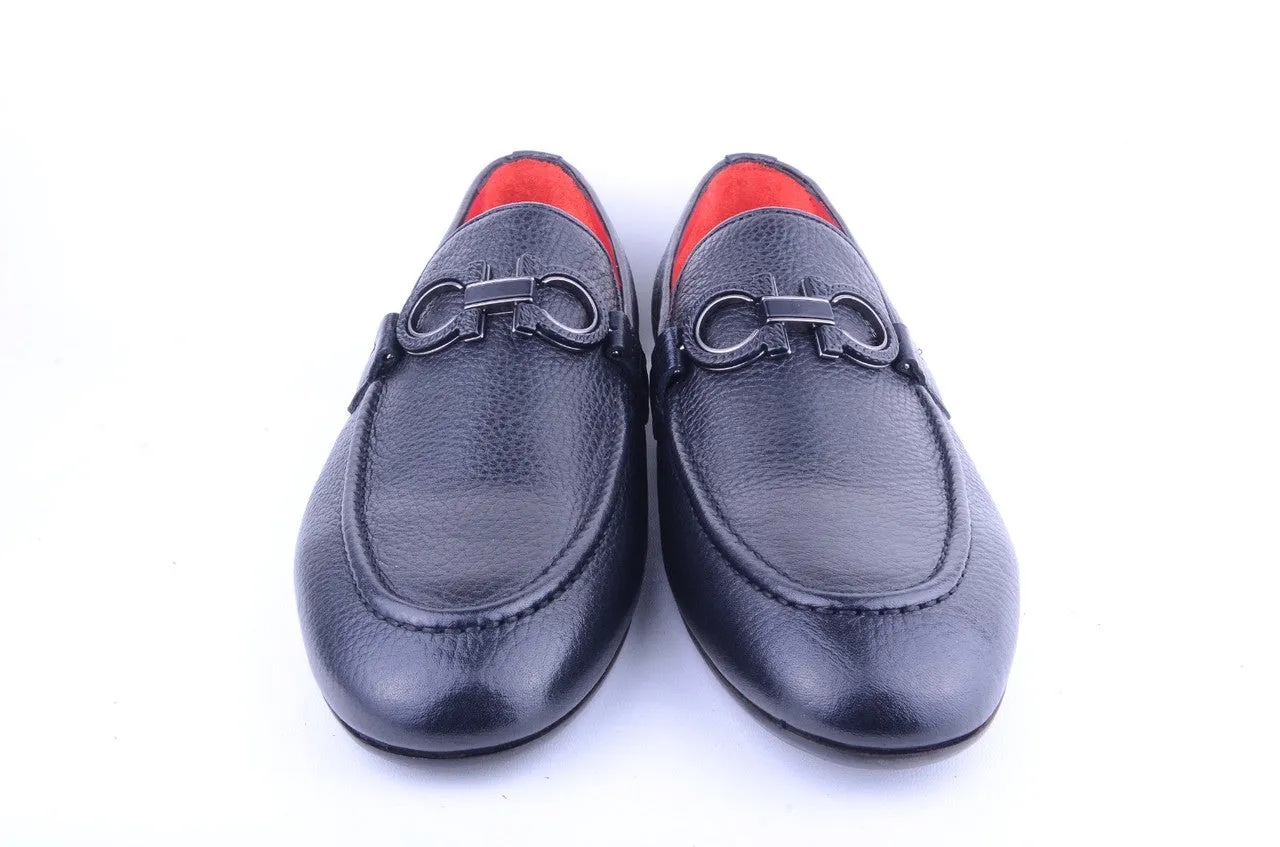 Pelle Line Wilson- Buckle loafer -Navy