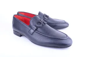 Pelle Line Wilson- Buckle loafer -Navy