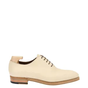 Plain Wholecut Solid Leather Oxford Shoes