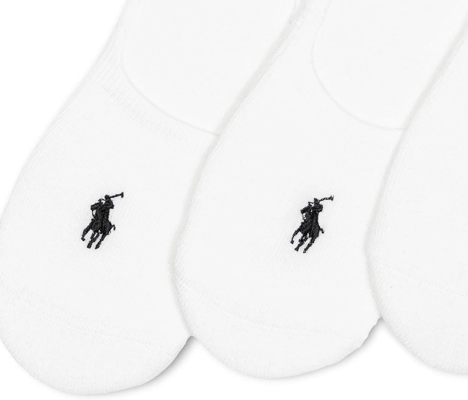 POLO RALPH LAUREN Women's Classic Sport Sneaker Liner Socks - 3 Pair Pack - Non-slip Gripper & Arch Support