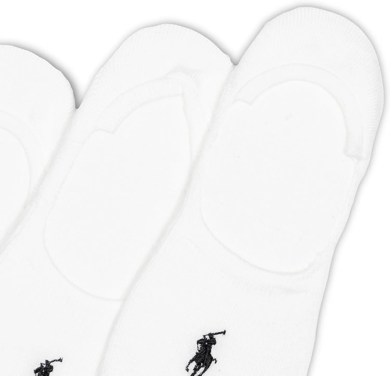 POLO RALPH LAUREN Women's Classic Sport Sneaker Liner Socks - 3 Pair Pack - Non-slip Gripper & Arch Support