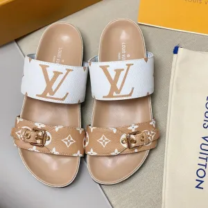 Powerful Vuitton Bom Slides Sandals Adjustable Mule dia Louis