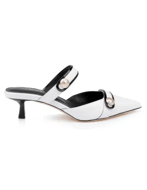 PRE-ORDER-L'Agence Gilliane Leather Mule Pump