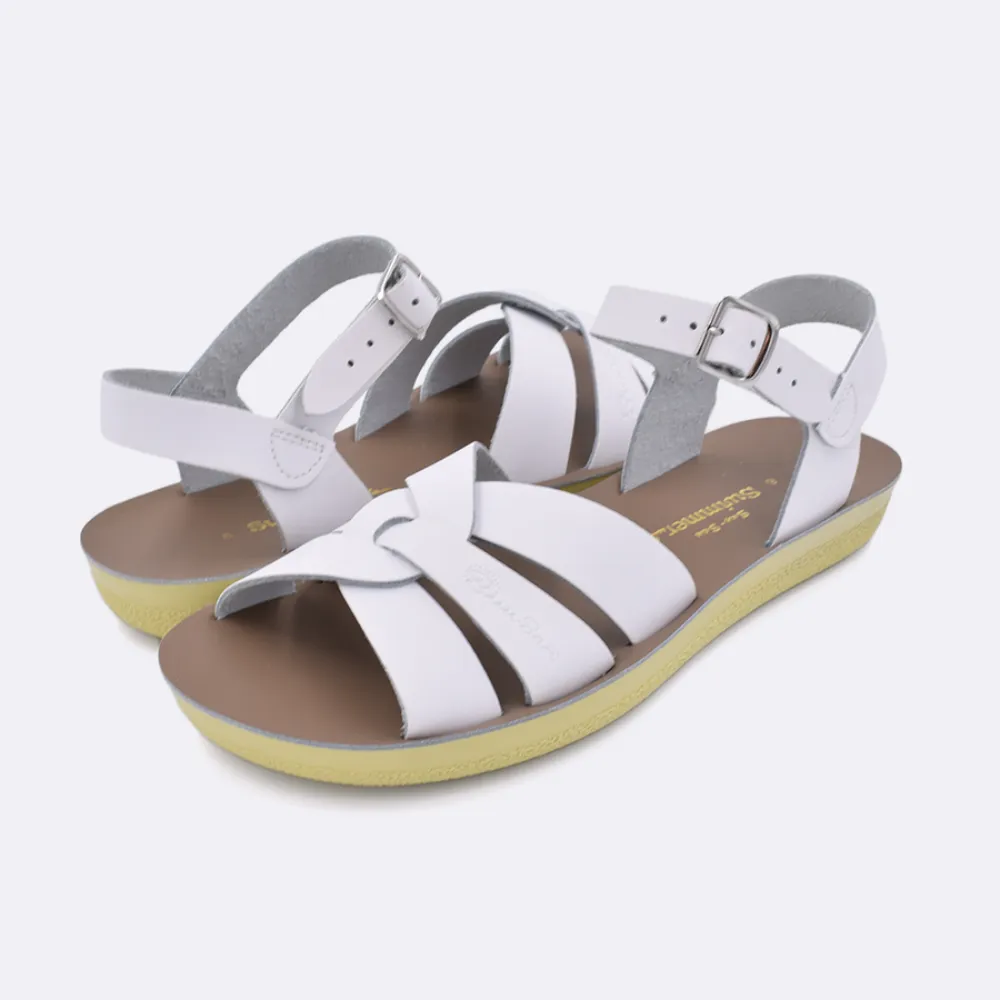 [Pre-order] Salt Water Swimmer Mom Sandal, White