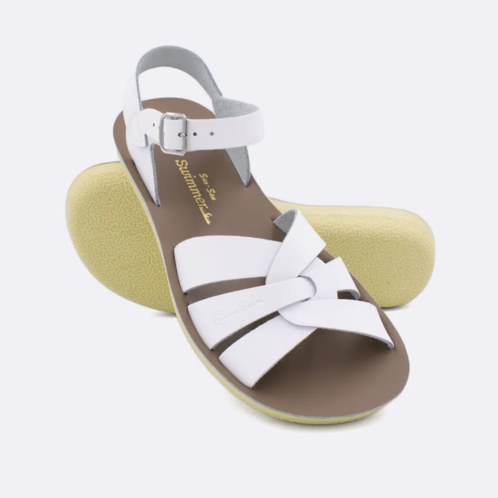 [Pre-order] Salt Water Swimmer Mom Sandal, White