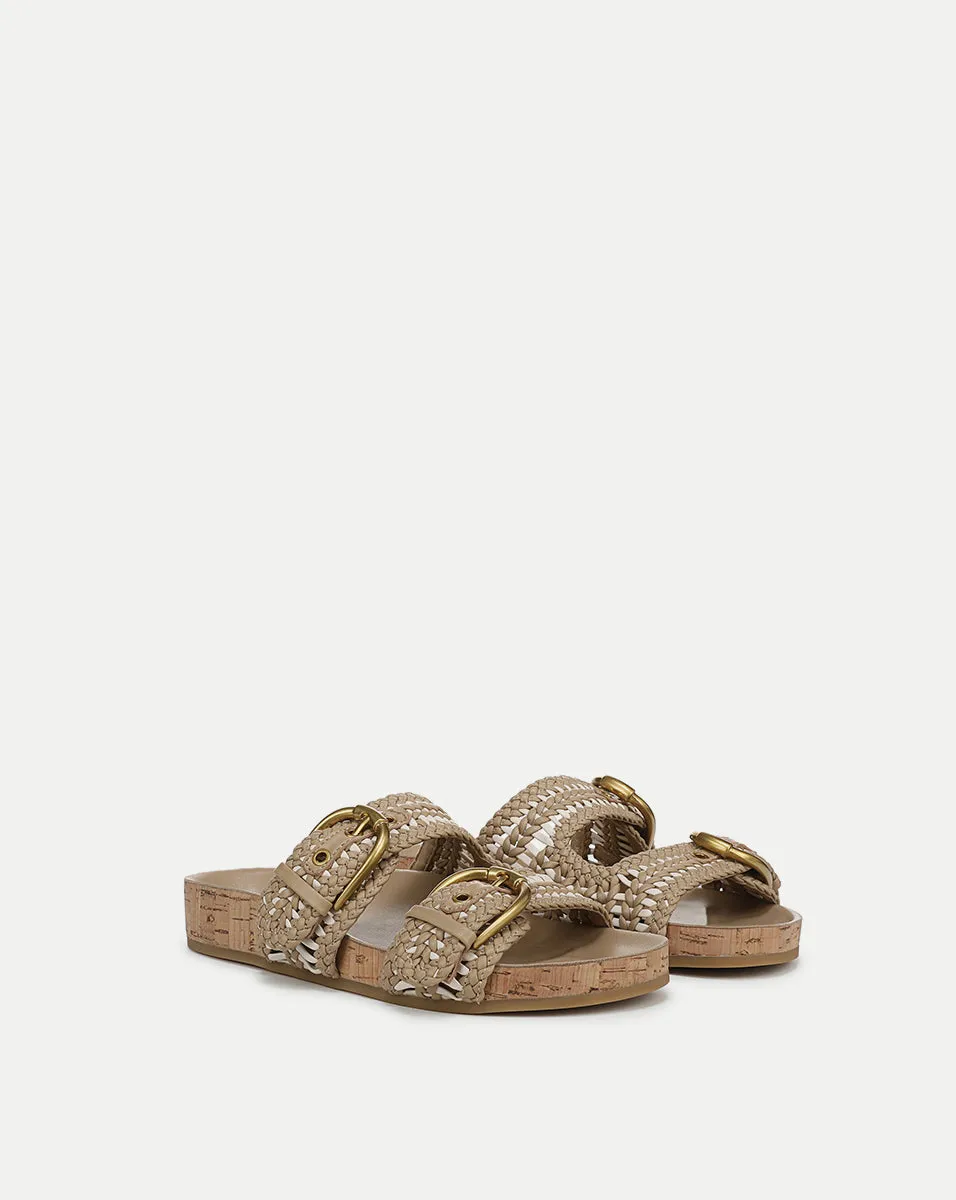 Prue Woven-Leather Sandal