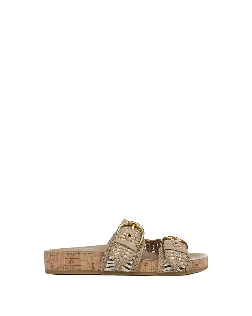Prue Woven-Leather Sandal